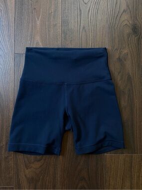 lululemon athletica Navy High-Rise Bike Shorts